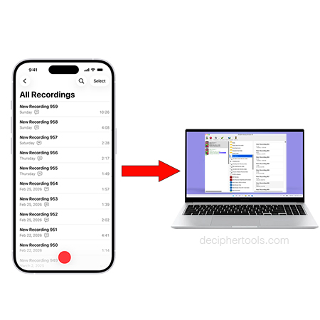 How to save voice memos from iPhone to your computer.