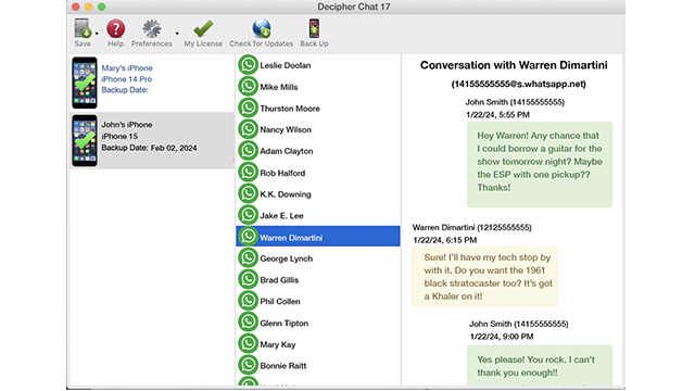 Print WhatsApp Chats To PDF.