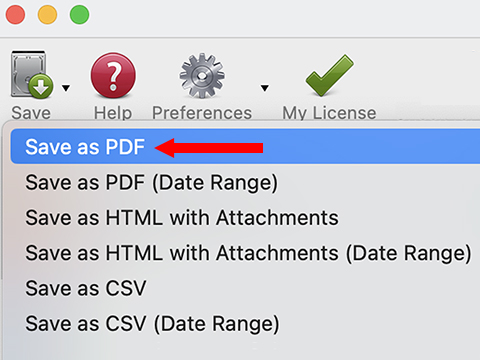 Select save to save and print WhatsApp messages and chats as a PDF.